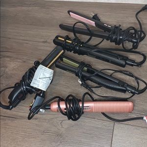Set of straighteners and new straightening comb